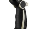 Garden Hose Nozzle, Heavy Duty Water Hose Sprayer Nozzle, Black | Brass Head, Thumb Control, Adjustable 4 Spray Patterns, Leak-proof, Metal Hose Nozzle for Outdoor Lawn & Plant & Car