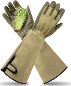 Professional Rose Pruning Thorn Proof Gardening Gloves with Long Forearm Protection for Men and Women