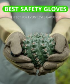 Alternative view of Professional Rose Pruning Thorn Proof Gardening Gloves with Long Forearm Protection for Men and Women