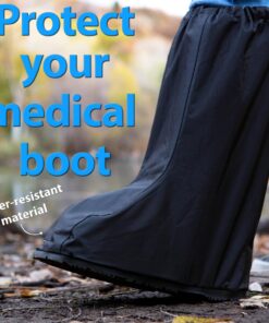 Alternative view of Water Resistant Walking Boot Cover for Medical & Orthopedic Boots With Anti-Slip, Heavy Duty Sole, Rain & Snow Resistant Medical Boot Protection (Medium)